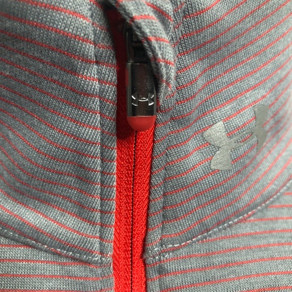 Woman's Large Under Armour Pullover Fitted Zip Threadborne Heatgear - Picture 4 of 7